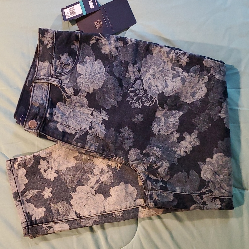 BANDOLINO Thea High Rise Crop Jeggings sz 16 NWT